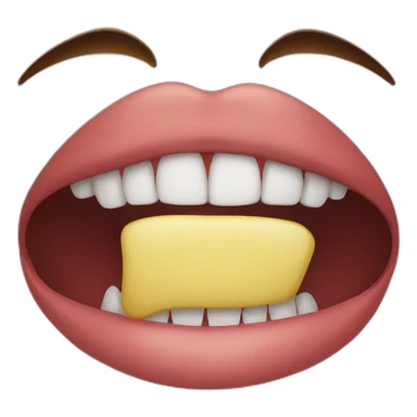 big mouth sticker