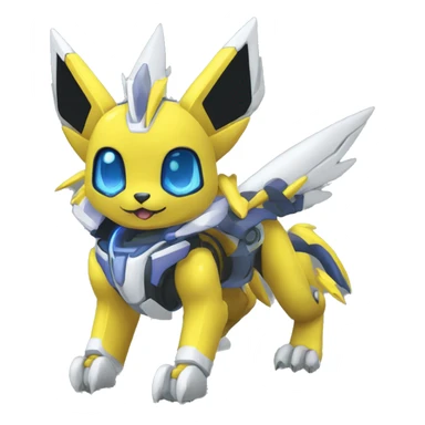 Renamon-Zeraora-Metabee-Mecha sticker