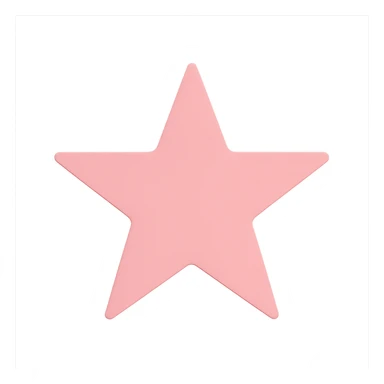 pink star sticker