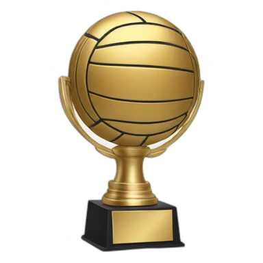 Volleyball trophy  sticker