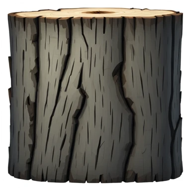 A black birch  sticker