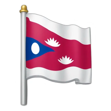 Country flag nepal sticker