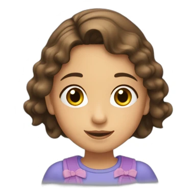 Niña Canche diciendo como es posible este suceso sticker