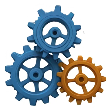 simple gears sticker