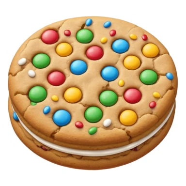 cookie with sprinkles sticker