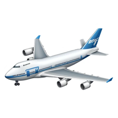 Boeing 747 sticker