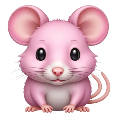 Little pink rat sticker