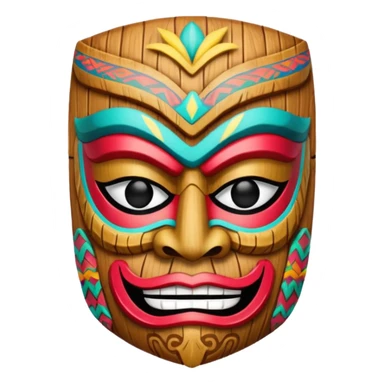 Mavi ünlü tiki sticker