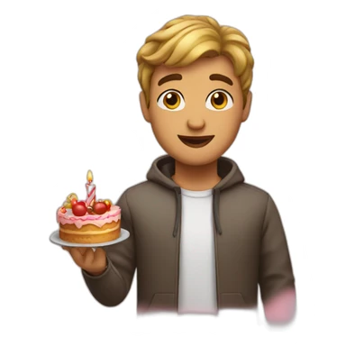 italian birthday emoji sticker