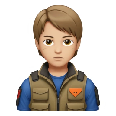 Leon Kennedy from resident evil 4 sticker