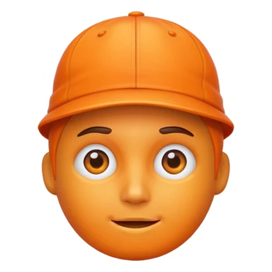just an orange cap sticker
