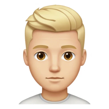 blonde male hairstyles sticker