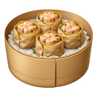 one cube siu-mai, dont give me multiple. just one sticker