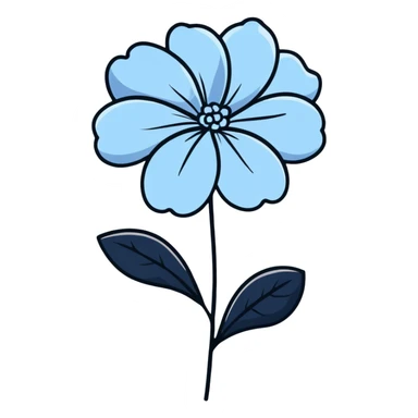 Artistic Japanese hydrangea (ajisai) flower in zen-inspired minimalist style, soft color palette, calligraphic brush-like strokes, with seasonal raindrop elements sticker