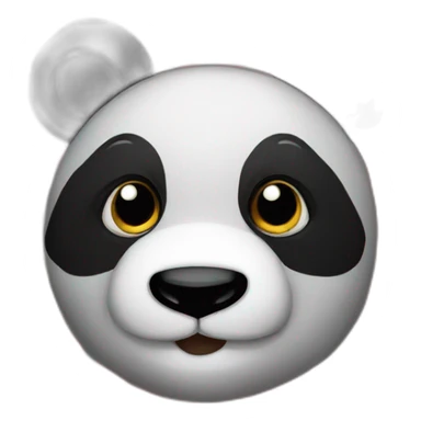 tartan panda sticker