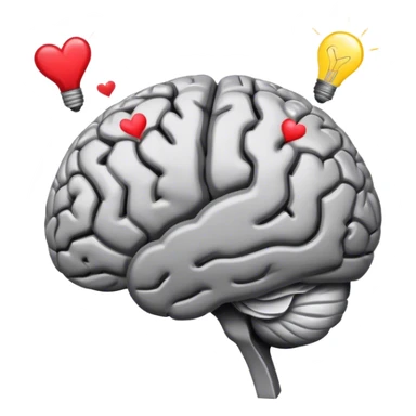 A **human brain** with a **hairnet-like filter (the RAS) covering it**, with some **negative thoughts bouncing off while positive thoughts (hearts, lightbulbs, and opportunity symbols) pass through**. This represents **how you can reprogram your filter to prioritize what serves you**. sticker