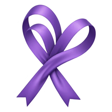 Purple Ribbon sticker