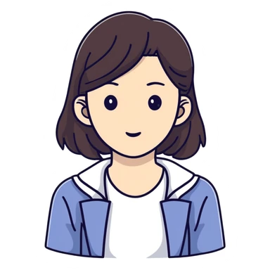 Fashionable Korean woman in her 20s sticker