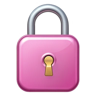 pink lock unlocked sticker