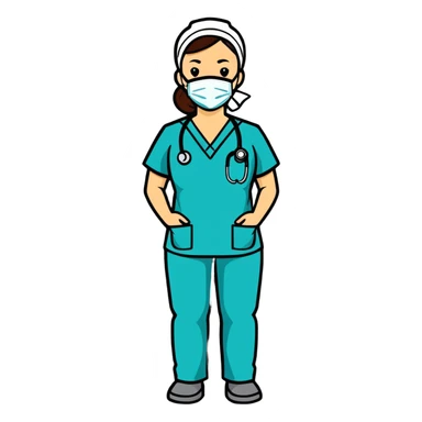 Respiratory therapist asking “can I go home?” sticker