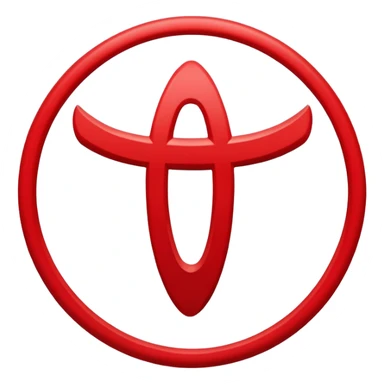 Toyota logosu sticker