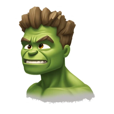 Kafasında groot ola hulk sticker