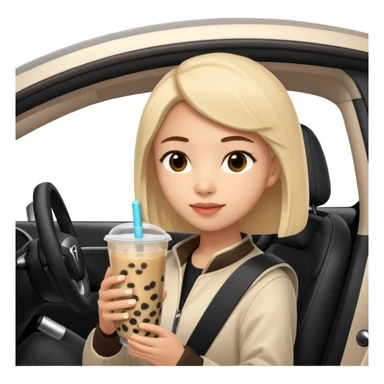 bobatea in tesla sticker