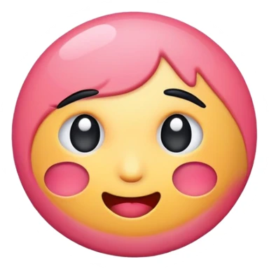 Tiktok emoji flushed sticker