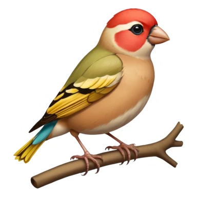 Finch bird sticker