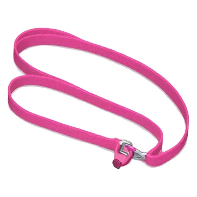 pink dog leash sticker