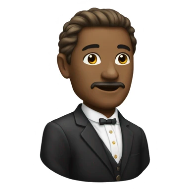 I want a emoji that looks like a rich person  sticker