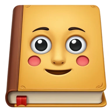 book classic realistic sticker