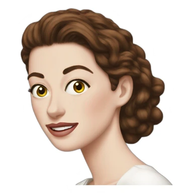 anne hathway sticker