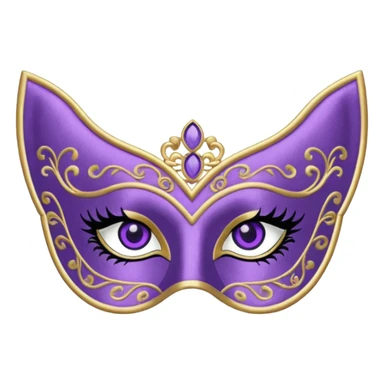 bridgerton eye mask sticker