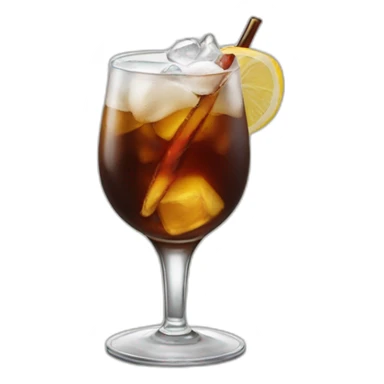 fernet con coca con hielo sticker