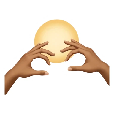 two hands reaching out to each other like in the painting of the creation of Adam sticker