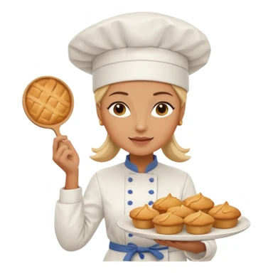 Baked woman sticker