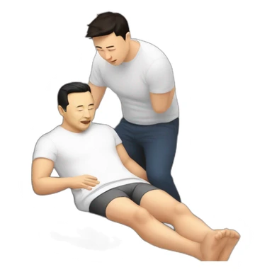 elon musk massaging garry tan sticker