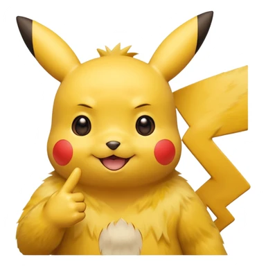 pikachu qui fais le signe JUL sticker