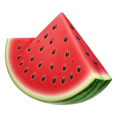 a red seedless watermelon slice sticker