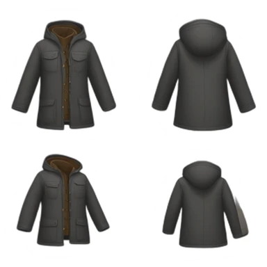 Moitié d'un manteau sticker