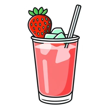 strawberry kiwi ice sticker