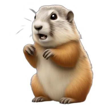 Marmottes sticker