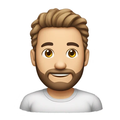 menino de cabelo cacheado curto e sem barba segurando um celular pro alto sticker