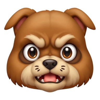 Angry little puppy  sticker