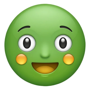 Like emoji with green color sticker