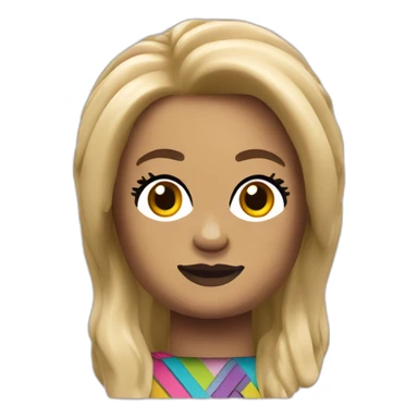 Trans LEGO minifigure sticker