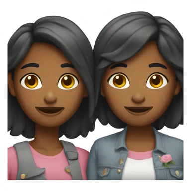 Two lesbians sticker