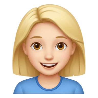 a girl genuinely feeling happy so so so much sticker