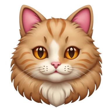 Cat with big hearts instead of its eyes  sticker